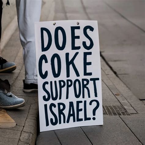 is coca cola supporting israel.